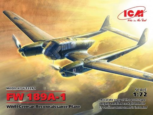 Immagine di 1/72 FW 189A-1 WWII GERMAN