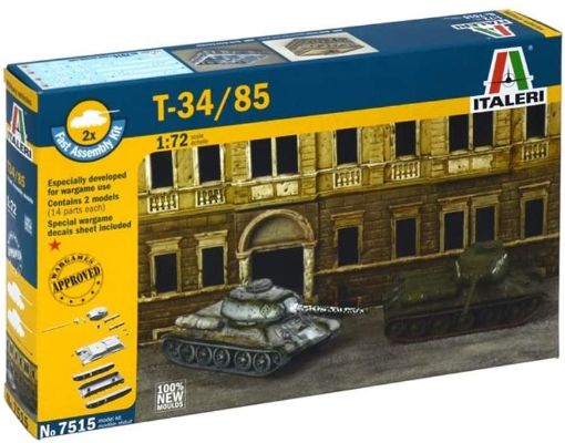 Immagine di 1/72 T-34/85 RUSSIAN TANK (2 MODELLI)