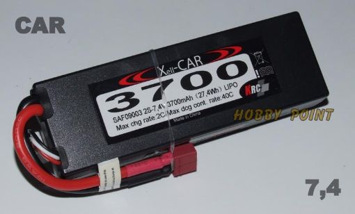 Immagine di LIPO XELL-CAR 7,4V 3700MAH 35C