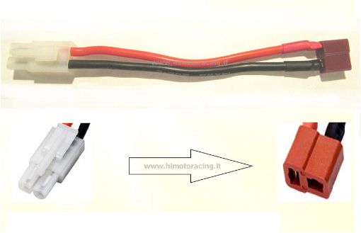 Immagine di CONNETTORE ADATTATORE TAMIYA M. A T PLUG F.