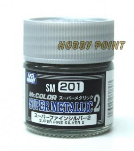 Immagine di SM201 SUPER METALLIC COLORS II SUPER SILVER 10 ml