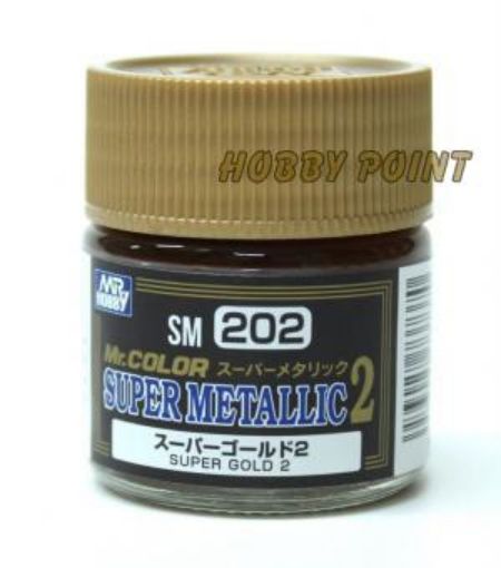 Immagine di SM202 SUPER METALLIC COLORS II SUPER GOLD 10 ml