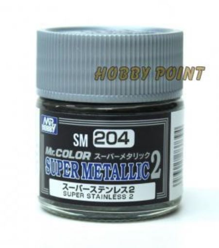 Immagine di SM204 SUPER METALLIC COLORS II SUPER STEINLESS 10 ml