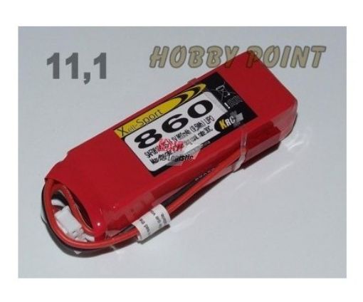 Immagine di LIPO XELL-SPORT 11,1V 860MAH 3S 25C