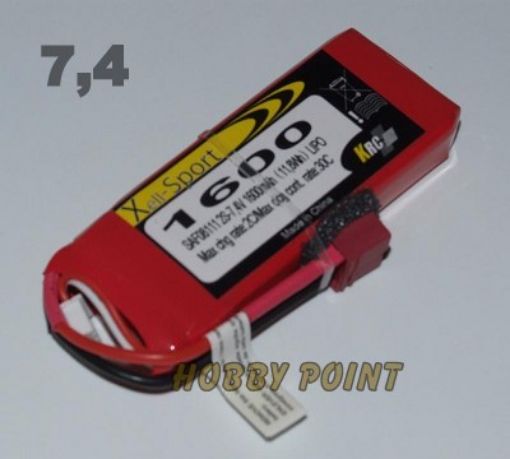 Immagine di LIPO XELL-SPORT 7,4V 1600MAH 2S 30C