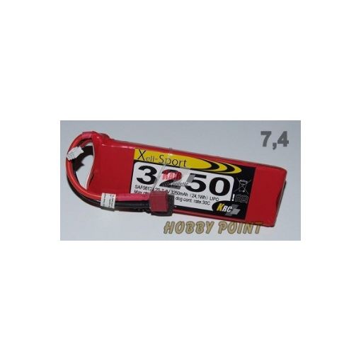 Immagine di LIPO XELL-SPORT 7.4V 3250MAH 2S 30C