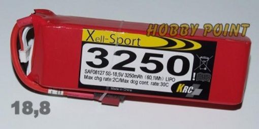 Immagine di LIPO XELL-SPORT 18,5V 3250MA 5S 25C