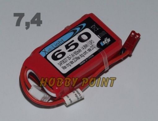 Immagine di 7,4V 650MAH 2S 20C