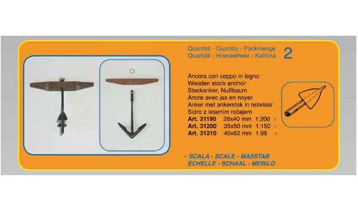 Immagine di ANCORA CON CEPPO MM 40X62